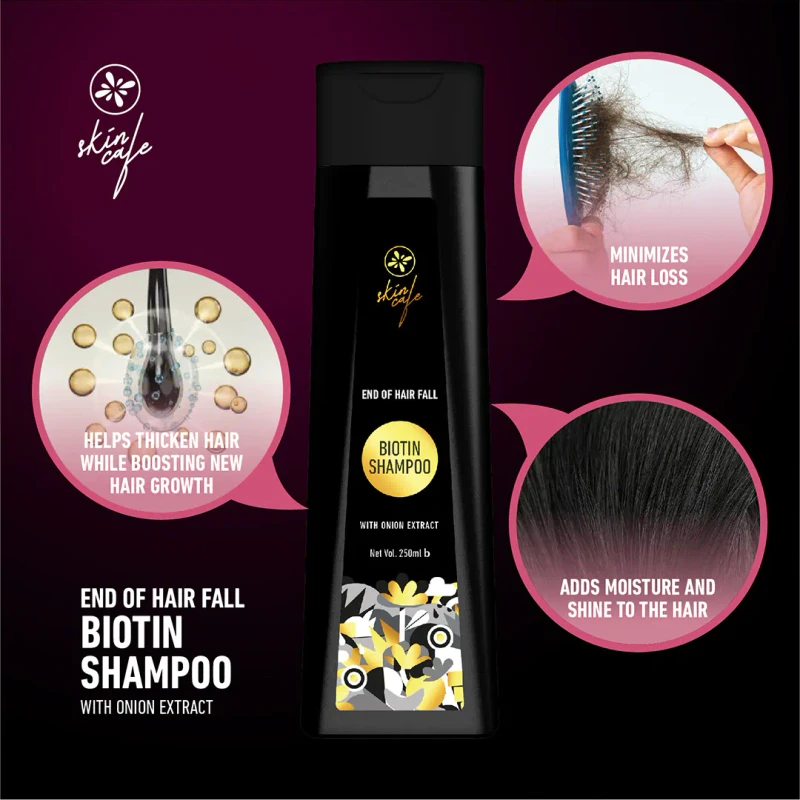 Picture of Skin Cafe Biotin Hair Fall Shampoo
