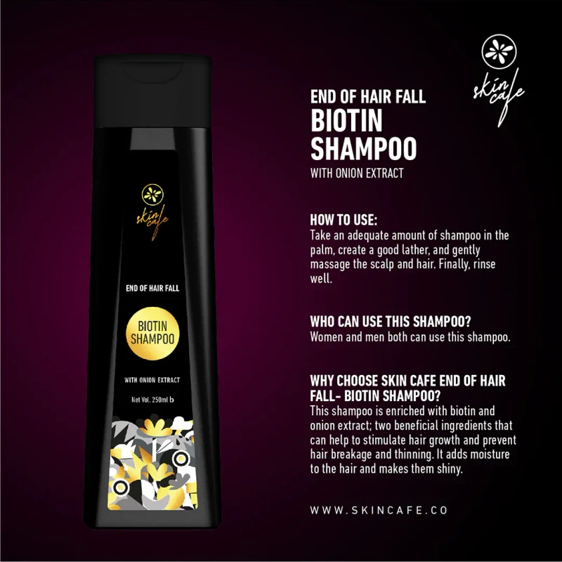 Picture of Skin Cafe Biotin Hair Fall Shampoo