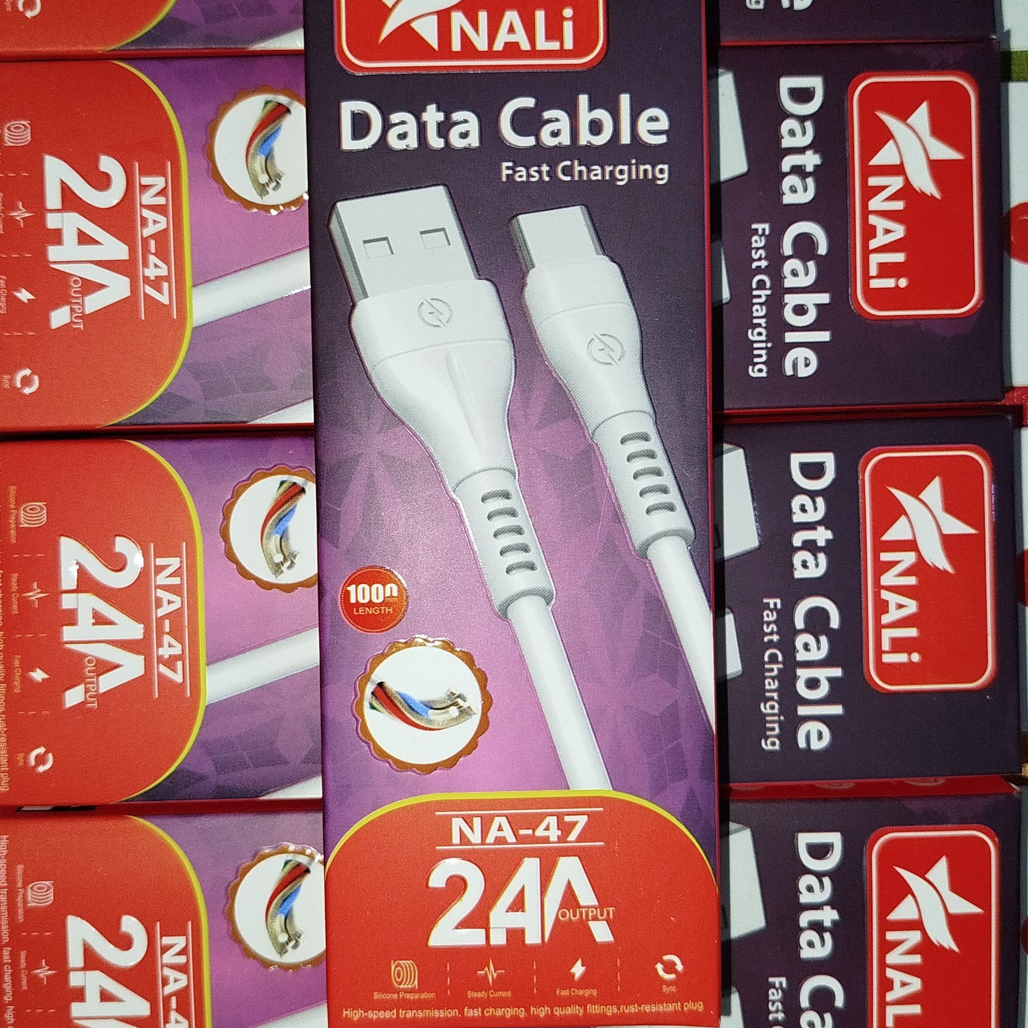 Picture of Fast Charging Cable - Micro USB Cable/ Type B Cable, Charge your mobile/ Tab safely with high transmission speed