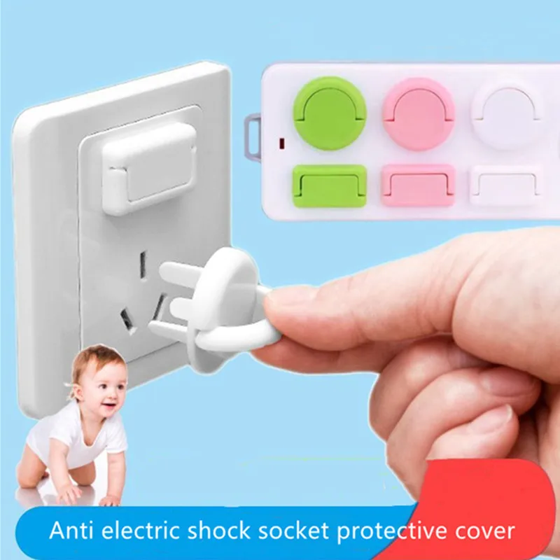 Picture of 10pcs Baby Safety Electrical Socket Cover, Multiplug Safety Guard, Electric Socket Plug Protector, Socket Safety Protector