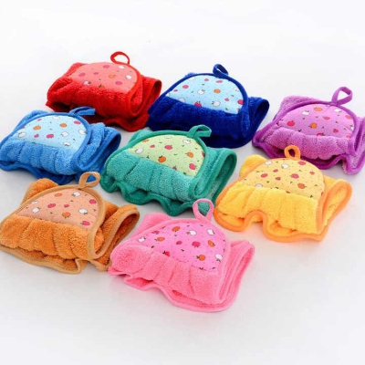 Picture of Water Absorbing and Non Hair Wipe Bathroom Supplies Soft Hanging Hand Towel Thickened,Absorbent Hand Towel,Kitchen hand towels