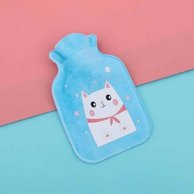 Picture of Plush Cute Hot Water Bottle Warm Belly Treasure Cartoon Warmer Filled Mini Explosion-proof Portable Winter Reusable Hand Warmer,Cartoon Hand Po Warm Water Bottle,Warm Belly, Warm Hand, Warm Waist, Warm Shoulder, baby mini hot water heater bag