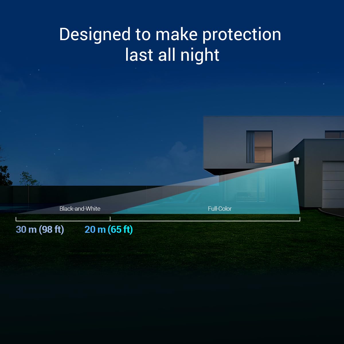 Picture of EZVIZ Outdoor Security Camera, 3MP 2K, Pan/Tilt WiFi Camera, CCTV Camera, Color Night Vision, Auto-Tracking, Human Detection, 2-Way Talk, SD Card, H8C