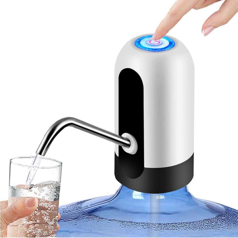 Picture of Automatic Drinking Water Pumper - Electric Rechargeable Drinking Water Bottle Pump for 2-5 Gallon Jugs USB Charging Portable Water Dispenser Pump, Water Bottle Tap dispenser for Home, Office, Outdoor Activities