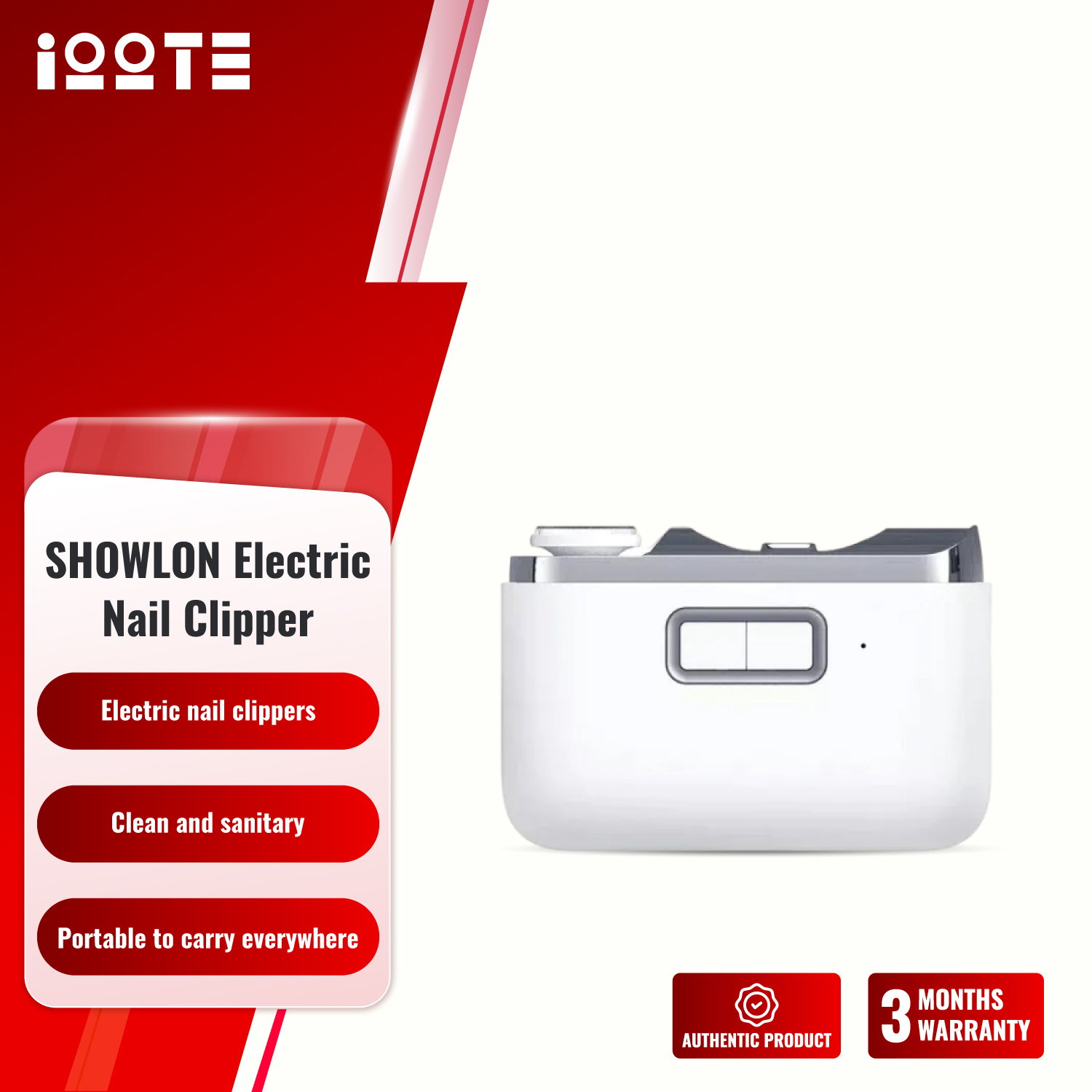 Xiaomi SHOWLON Electric Nail Clipper  iOOTEonline shop bangladeshothoba.com