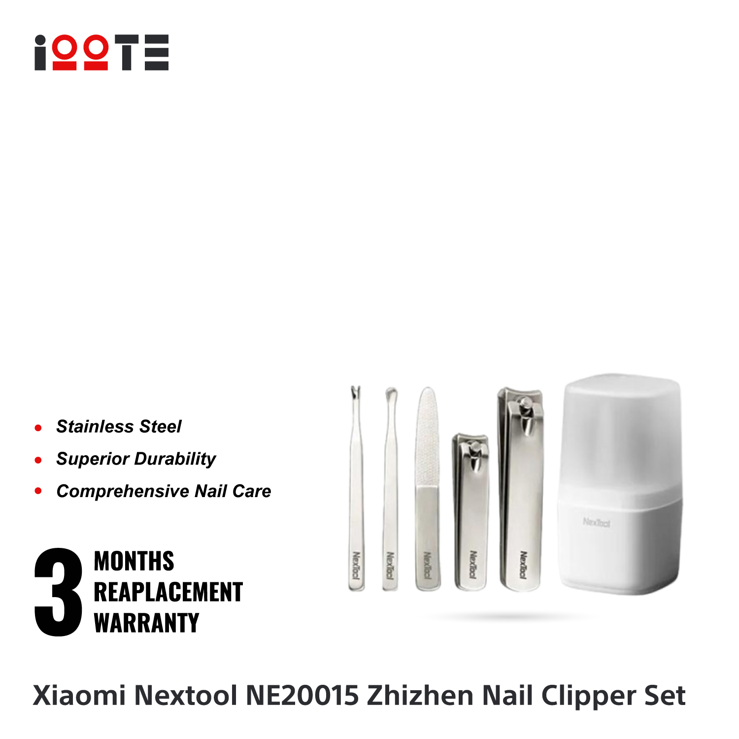 Xiaomi Nextool NE20015 Zhizhen Nail Clipper Set  iOOTEonline shop bangladeshothoba.com