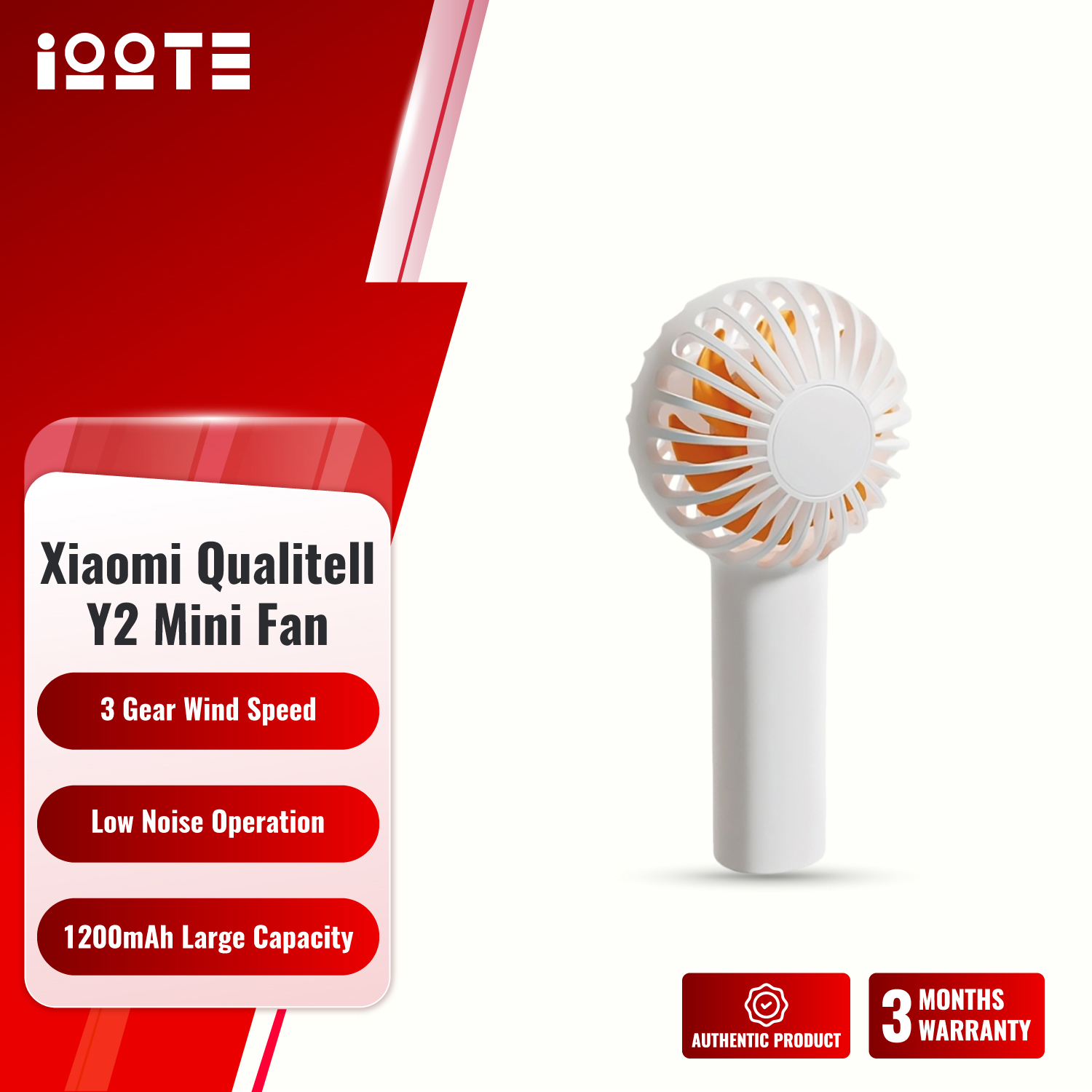 Xiaomi Qualitell Y2 Mini Handheld Fan  iOOTEonline shop bangladeshothoba.com