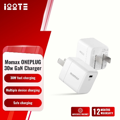 Momax ONEPLUG 30w GaN Charger (UM26CN)  iOOTEonline shop bangladeshothoba.com