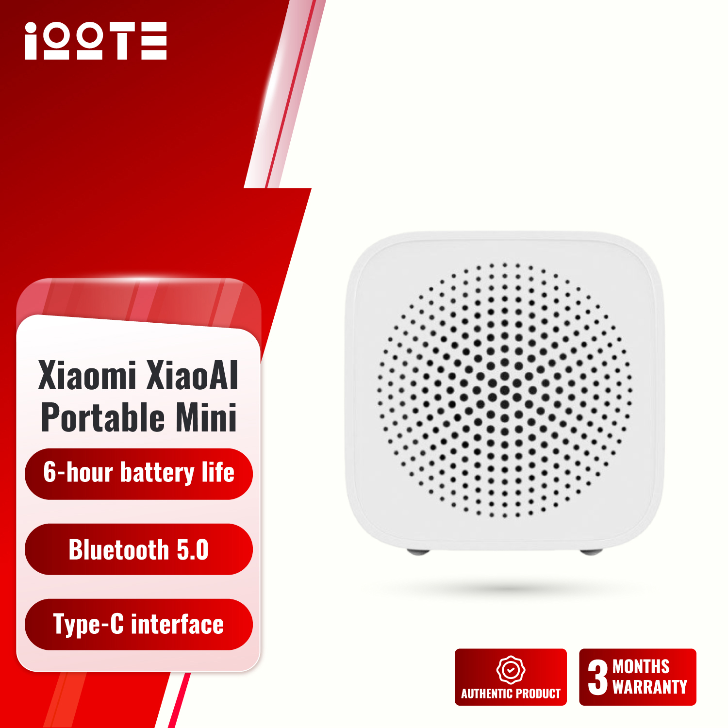 Xiaomi XiaoAI Portable Mini Bluetooth Speaker (XMYX07YM)  iOOTEonline shop bangladeshothoba.com
