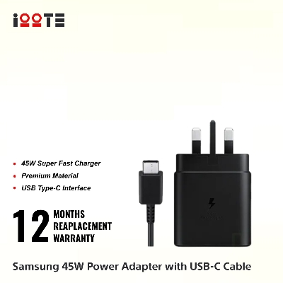 Samsung 45W USB-C PD Charger with Cable [EP-TA845]  iOOTEonline shop bangladeshothoba.com