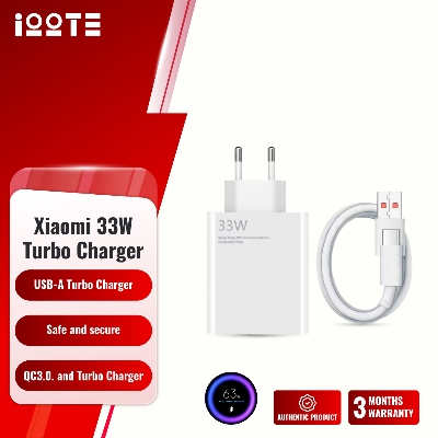 Xiaomi 33W  Turbo Fast Charger Adapter with Type C Cable Power Adapter Suit (MDY-11-EZ)  EU  iOOTEonline shop bangladeshothoba.com