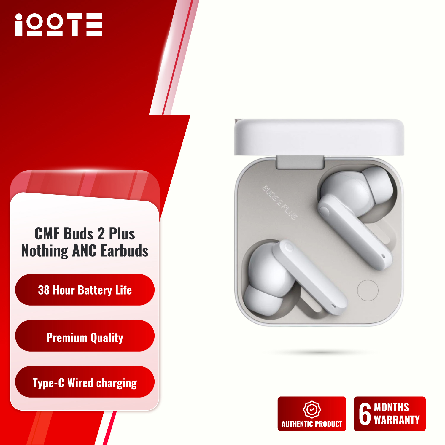 Picture of CMF Buds 2 Plus by Nothing ANC Earbuds