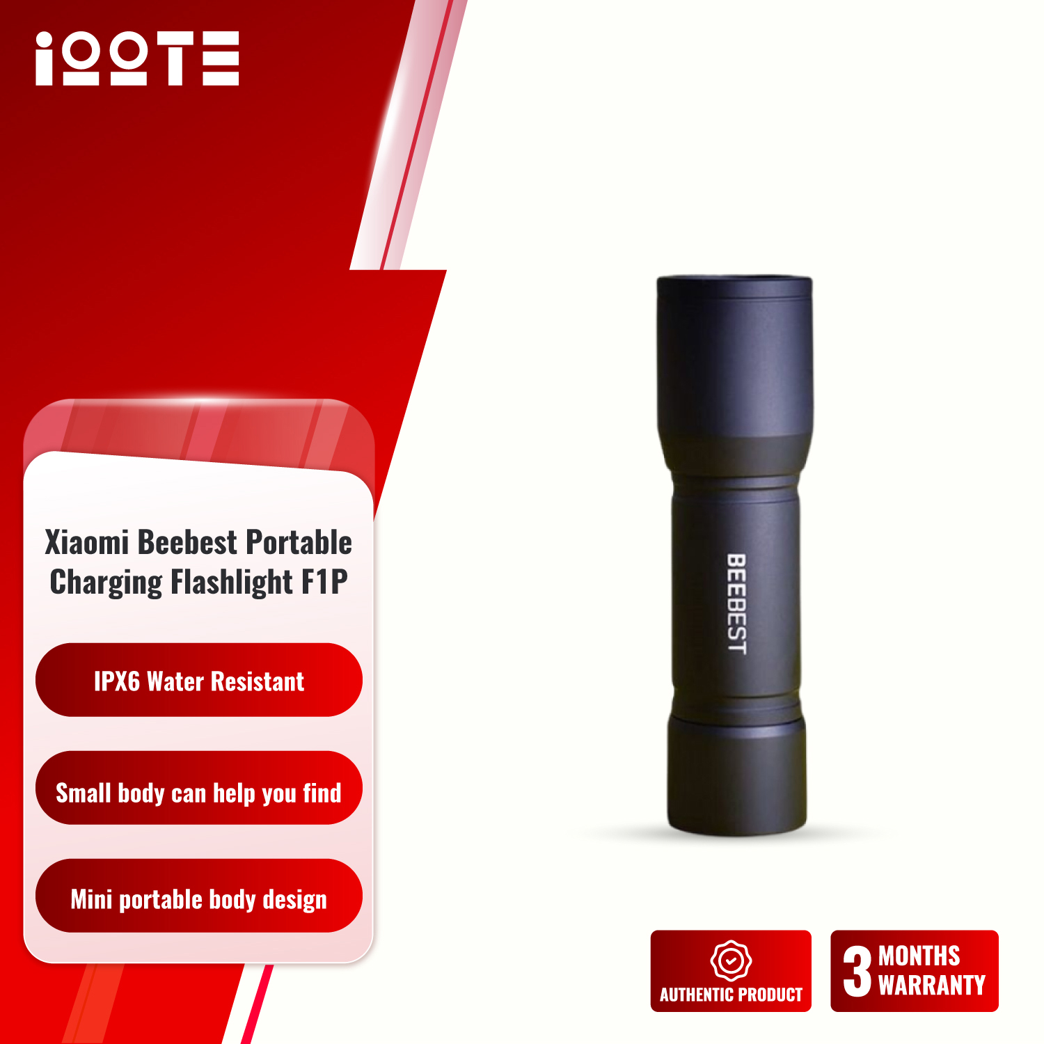 Xiaomi Beebest Portable Charging Flashlight F1P  iOOTEonline shop bangladeshothoba.com