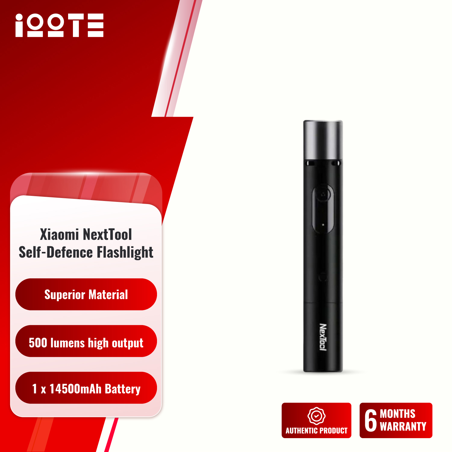 Xiaomi NextTool Self-Defence Lighning Arc Flashlight (NE20040)  iOOTEonline shop bangladeshothoba.com