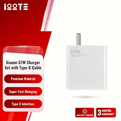 Xiaomi 67W Charger Set with Type-C Cable (MDY-12-ES)  iOOTEonline shop bangladeshothoba.com
