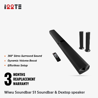 Wiwu S1  Soundbar & Desktop speaker  iOOTEonline shop bangladeshothoba.com