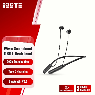 WiWU Wired Earphone GB01 Wireless bluetooth Neckband  iOOTEonline shop bangladeshothoba.com