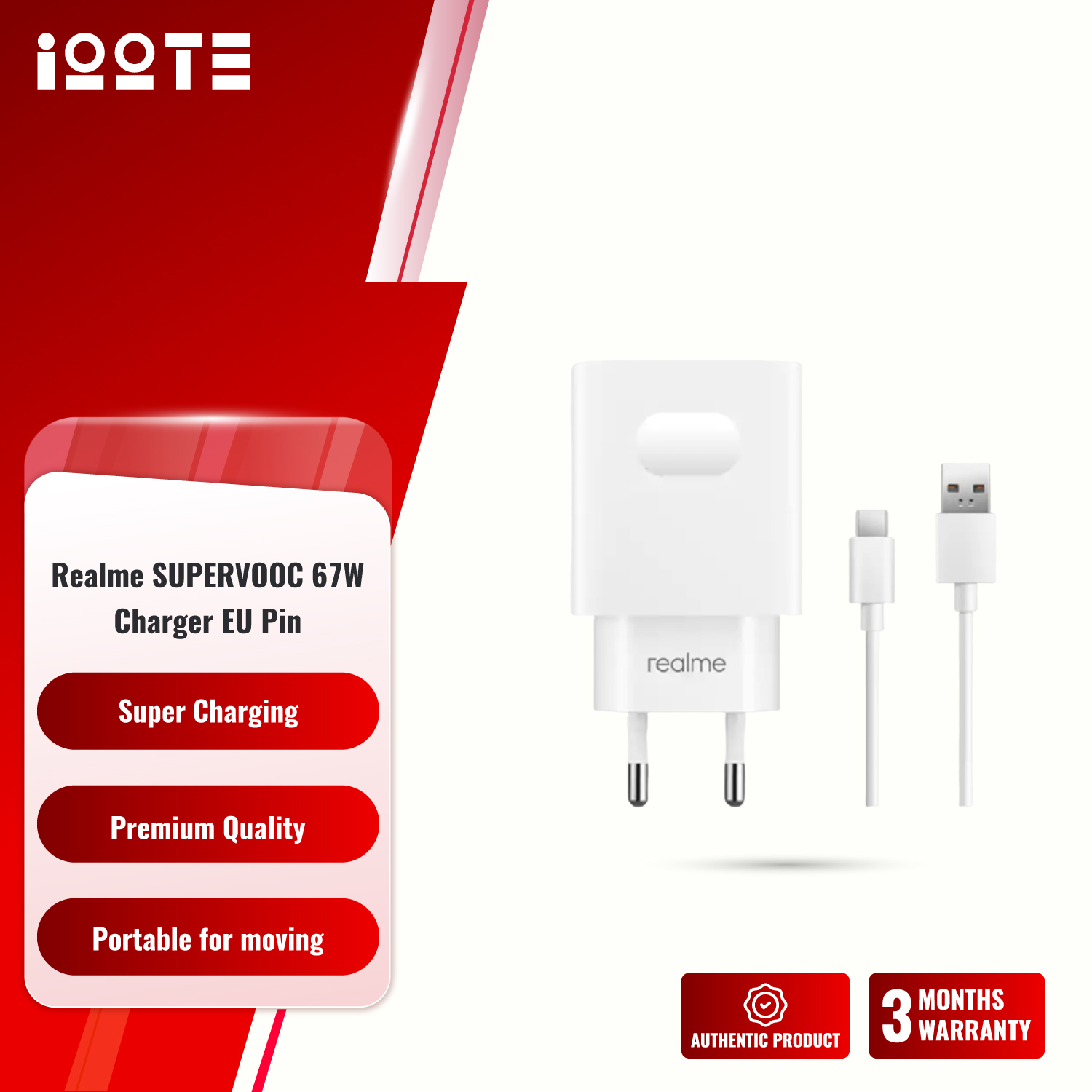 Picture of Realme SUPERVOOC 67W Charger EU Pin
