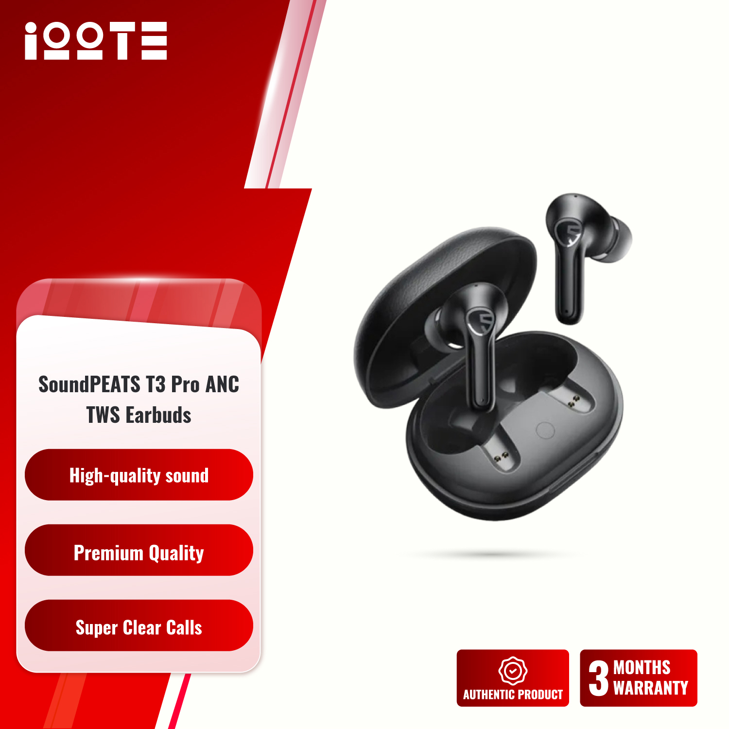 Picture of SoundPEATS T3 Pro ANC TWS Earbuds