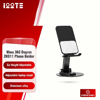 WiWu 360 Degree Rotation Portable Desk Phone Holder ZM011  iOOTEonline shop bangladeshothoba.com