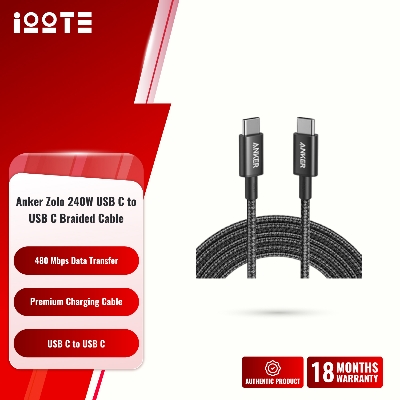 Picture of Anker Zolo USB-C to USB-C Cable (1m, 240W)