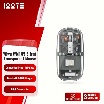 WiWU WM105 Crystal Magnetic Wireless Mouse  iOOTEonline shop bangladeshothoba.com