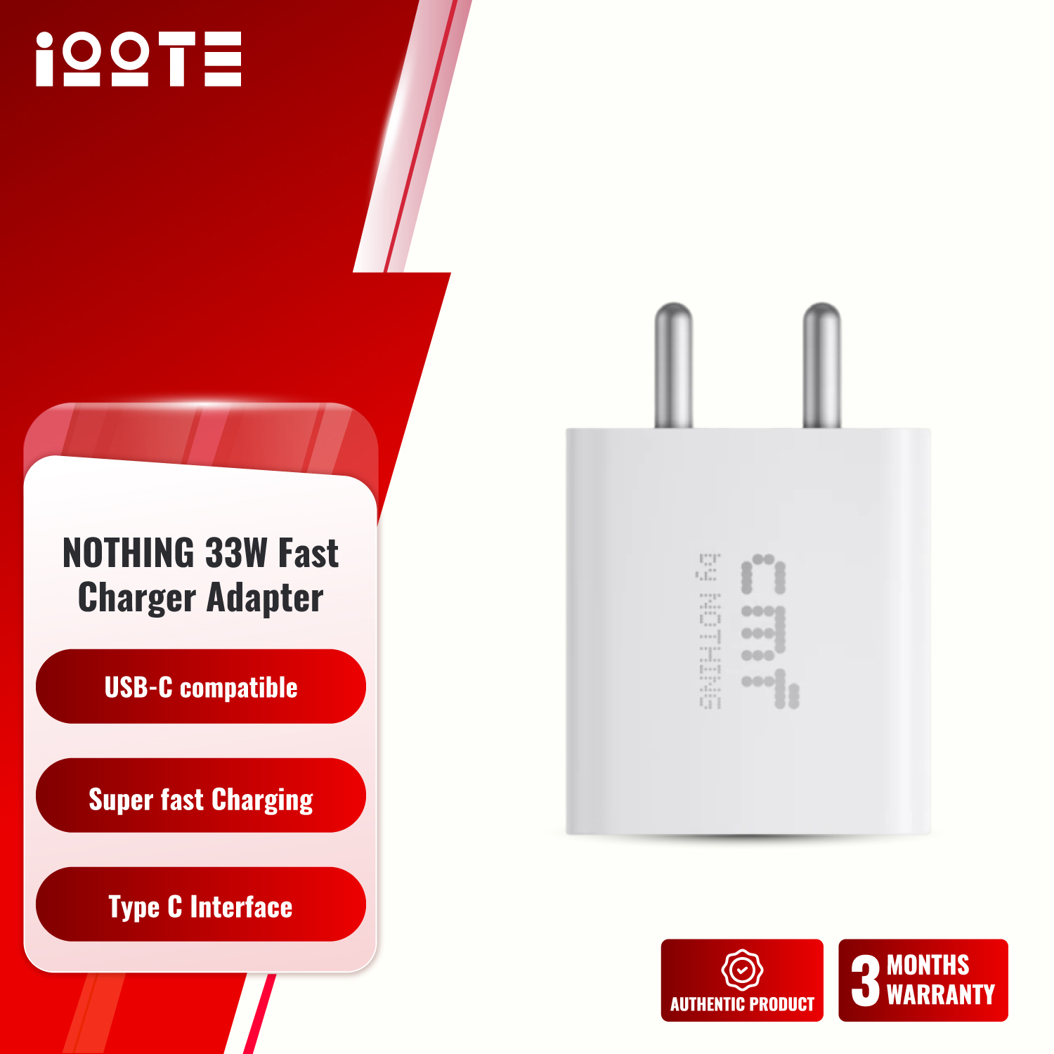 Picture of CMF by Nothing Power 33W USB-C Power Fast Charger Adapter