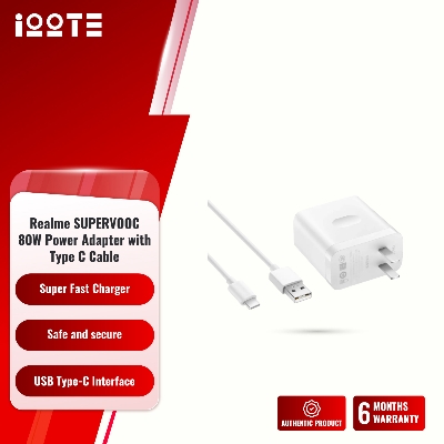 Picture of Realme SUPERVOOC 80W Power Adapter with Type C Cable