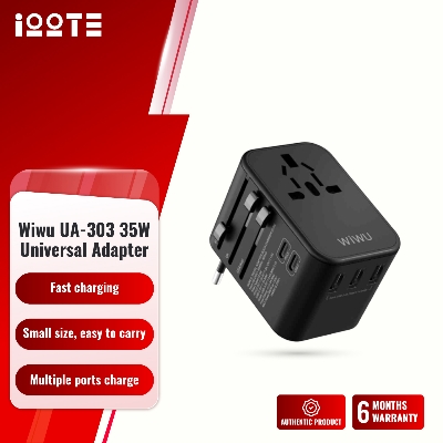 WIWU UA-303 35.5W Universal Adapter  iOOTEonline shop bangladeshothoba.com