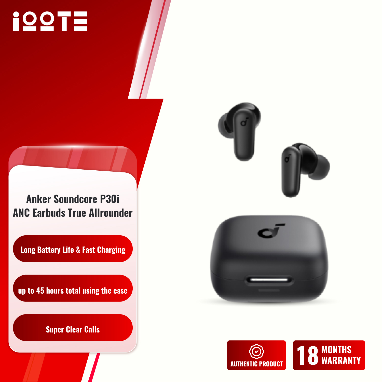 Picture of Anker Soundcore P30i ANC True Wireless Earbuds