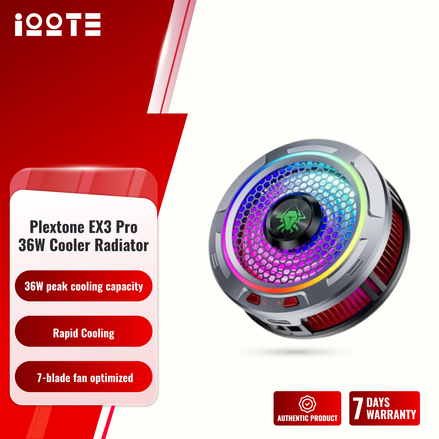 Picture of Plextone EX3 Pro 36W High Power Tab/Phone Cooler Radiator