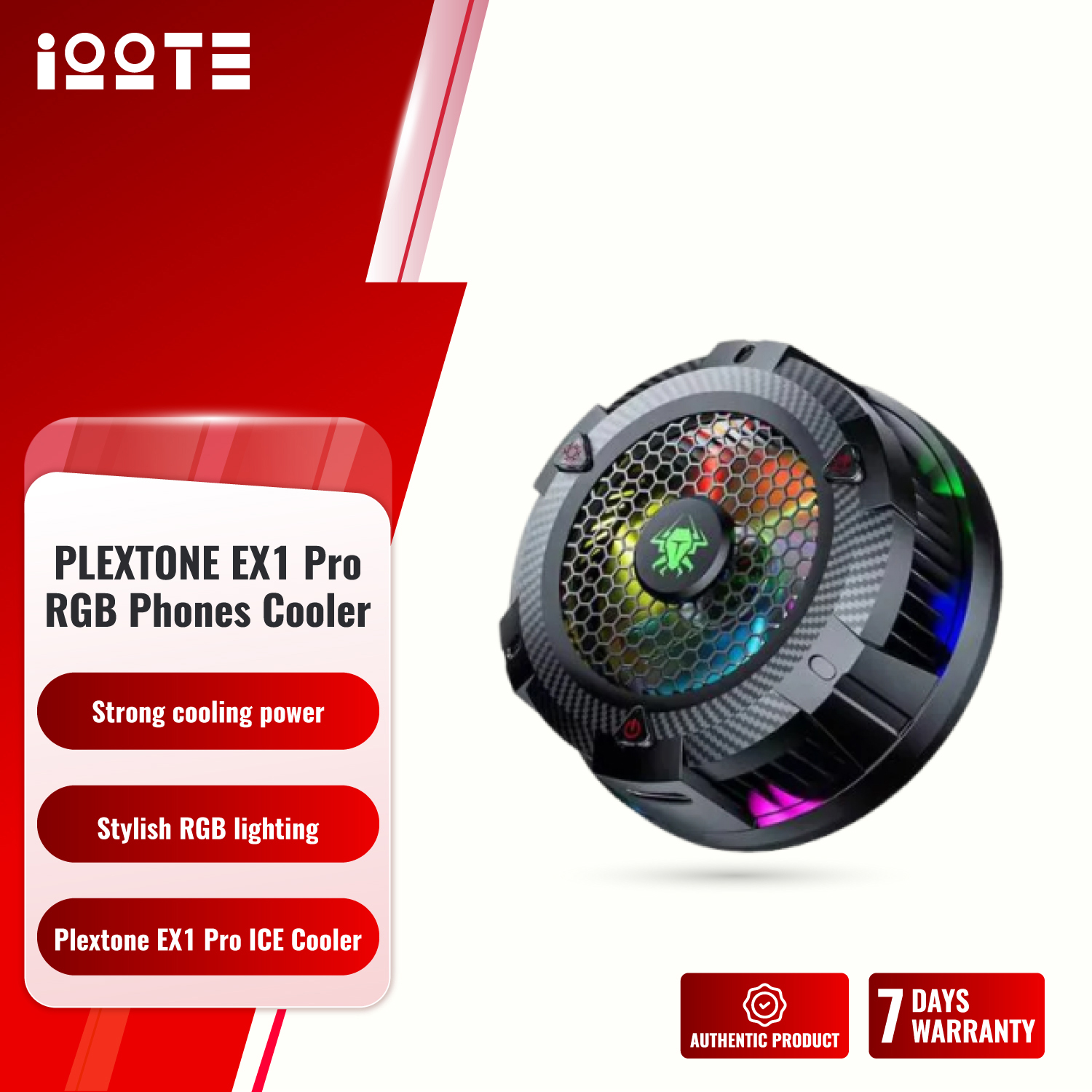 Picture of PLEXTONE EX1 Pro RGB Mobile Phones Cooler