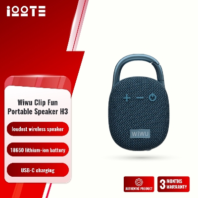 WiWU Clip Fun Portable Wireless Speaker H3  iOOTEonline shop bangladeshothoba.com