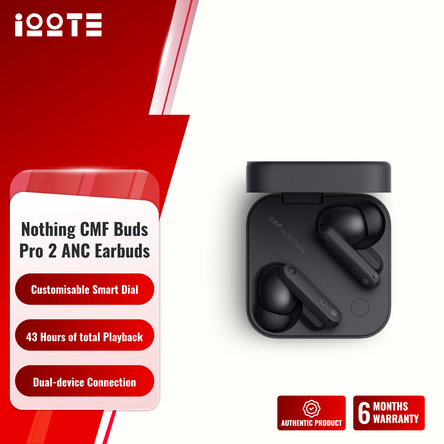 Nothing CMF Buds Pro 2 LDAC ANC Earbuds  iOOTEonline shop bangladeshothoba.com