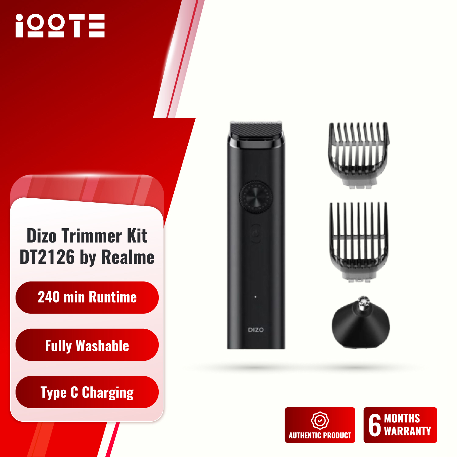 Dizo Trimmer Kit DT2126 by Realme  iOOTEonline shop bangladeshothoba.com