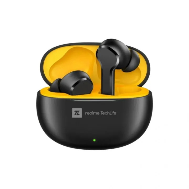 Picture of Realme TechLife Buds T100 , 10mm Dynamic Bass Driver for Real HD Sound & AI ENC for Calls Earbuds With Bluetooth 5.3