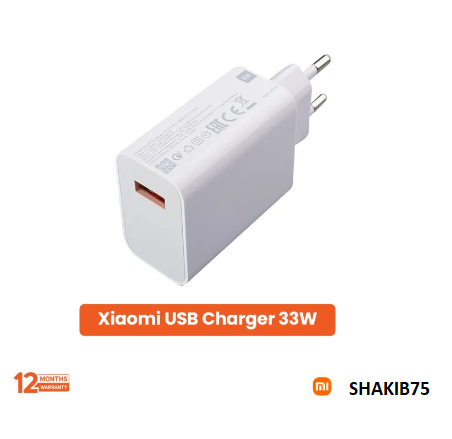 Picture of Xiaomi MI Charger 3A 33W Charge EU – White