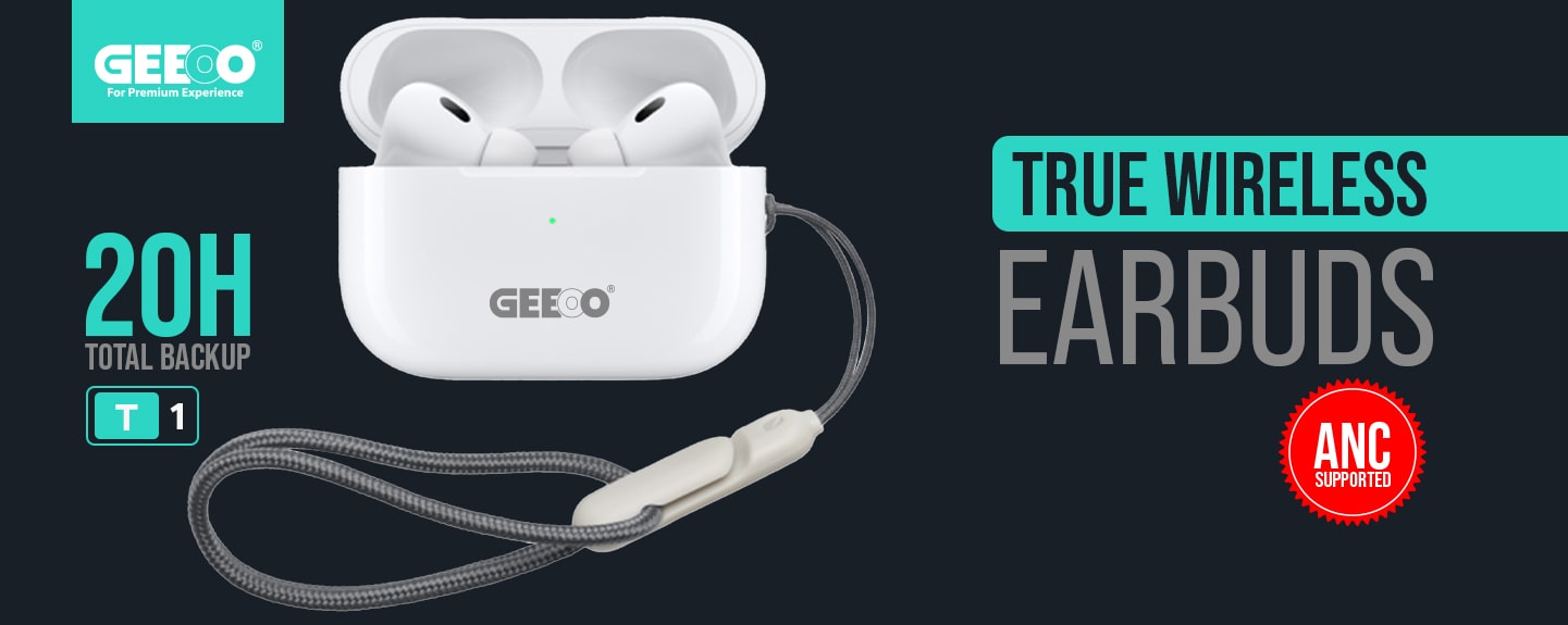 Picture of Geeoo T1 True Wireless Earbuds ANC