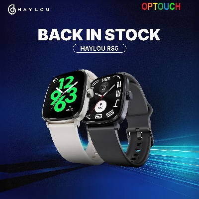 Picture of Haylou RS5 2.01” AMOLED HD Display Bluetooth Calling Smartwatch - Black