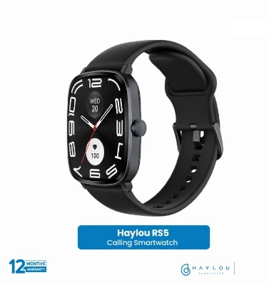 Picture of Haylou RS5 2.01” AMOLED HD Display Bluetooth Calling Smartwatch - Black