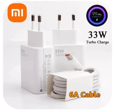 Picture of Orginal Xiaomi MI Charger 3A 33W Turbo Charging Adapter EU – White