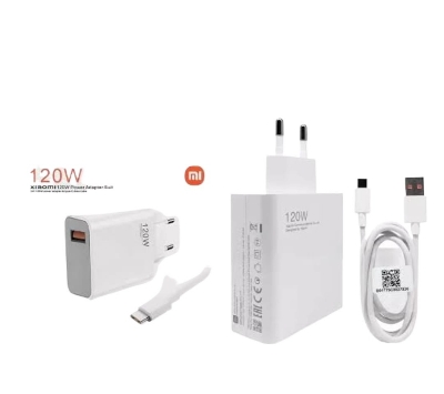Picture of Xiaomi 120W Fast Charger with Type C Cable Compatible with Mi 10 11 Ultra Redmi Note and Laptops