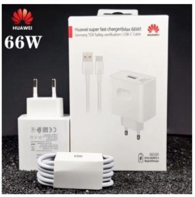 Picture of 66W Fast Charging USB Wall Charger Power Adapter for Huawei Mate 40 P40 Pro Nova 8 SE - CN Plug