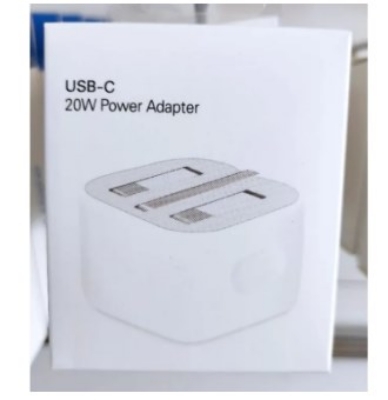 Picture of AppIe 20W USB C Power Adapter FOR iphone 13/12/11/X with Three pin