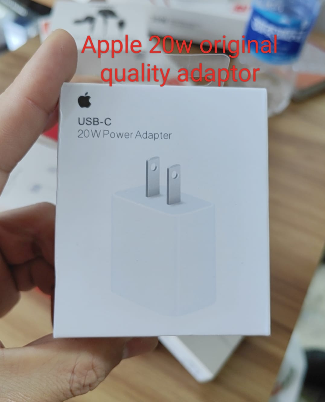 Picture of Apple iPhone Adapter 20w USB-C pd Power Adapter for iPhone (Adapter Only)