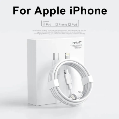 Picture of Orginal Apple USB-C Charging Cable for iPhone 12, 12pro, 12 pro max, to 14 pro max: A Trusted and Reliable Accessory for Fast and Convenient Charging
