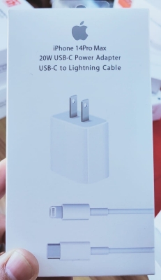 Picture of Apple 20W USB-C Power Adapter - iPhone Charger with Fast Charging Capability, Type C Wall Charger