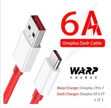 Picture of Fast Charging 6A USB Type-C Data Cable for One plus 7Pro 7 6T 6 5T 5
