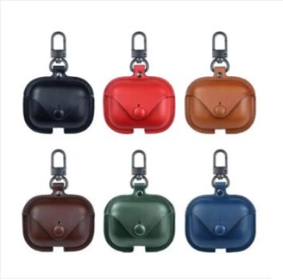 Picture of AirPods Pro 2 Magnet Leather PU Case with Hook For apple