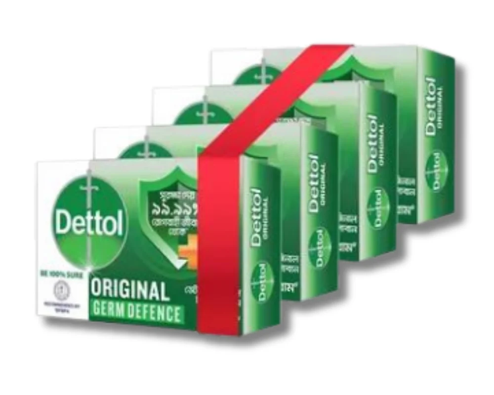 Picture of Dettol Soap 125gm Combo(Buy 4 Get 50TK OFF)
